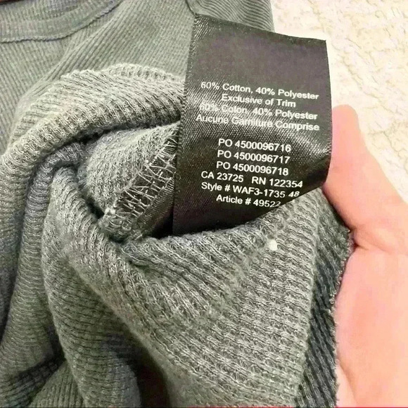 ARITZIA TNA Alter Thermal Knit Sweater Sz XS Gray Long Sleeve Pull Over Comfy - Picture 8 of 13